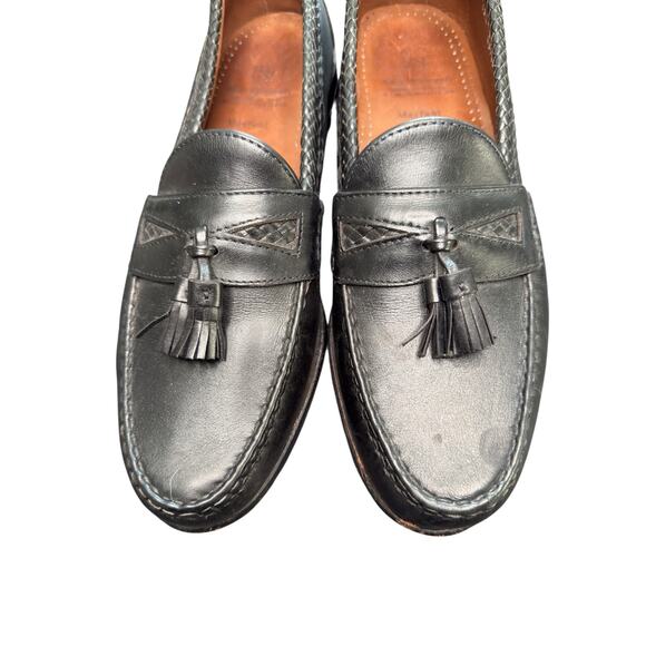 Allend Edmonds Black Maxfield Tassel Loafers Men's Work Office Career Size 13 - Picture 2 of 9